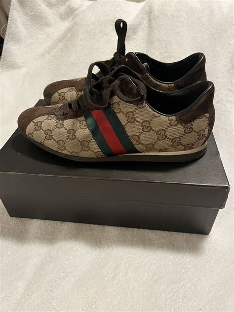 leather tennis gucci shoes vintage|Gucci tennis shoes for women.